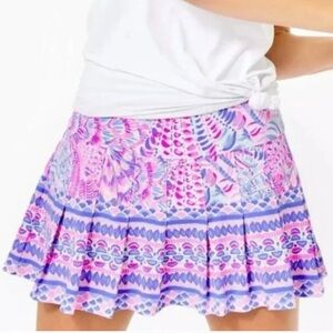 *NWT* Lilly Pulitzer Annora Skort SPF 50+ “Raz Berry Sea You Soon” Sz. XL